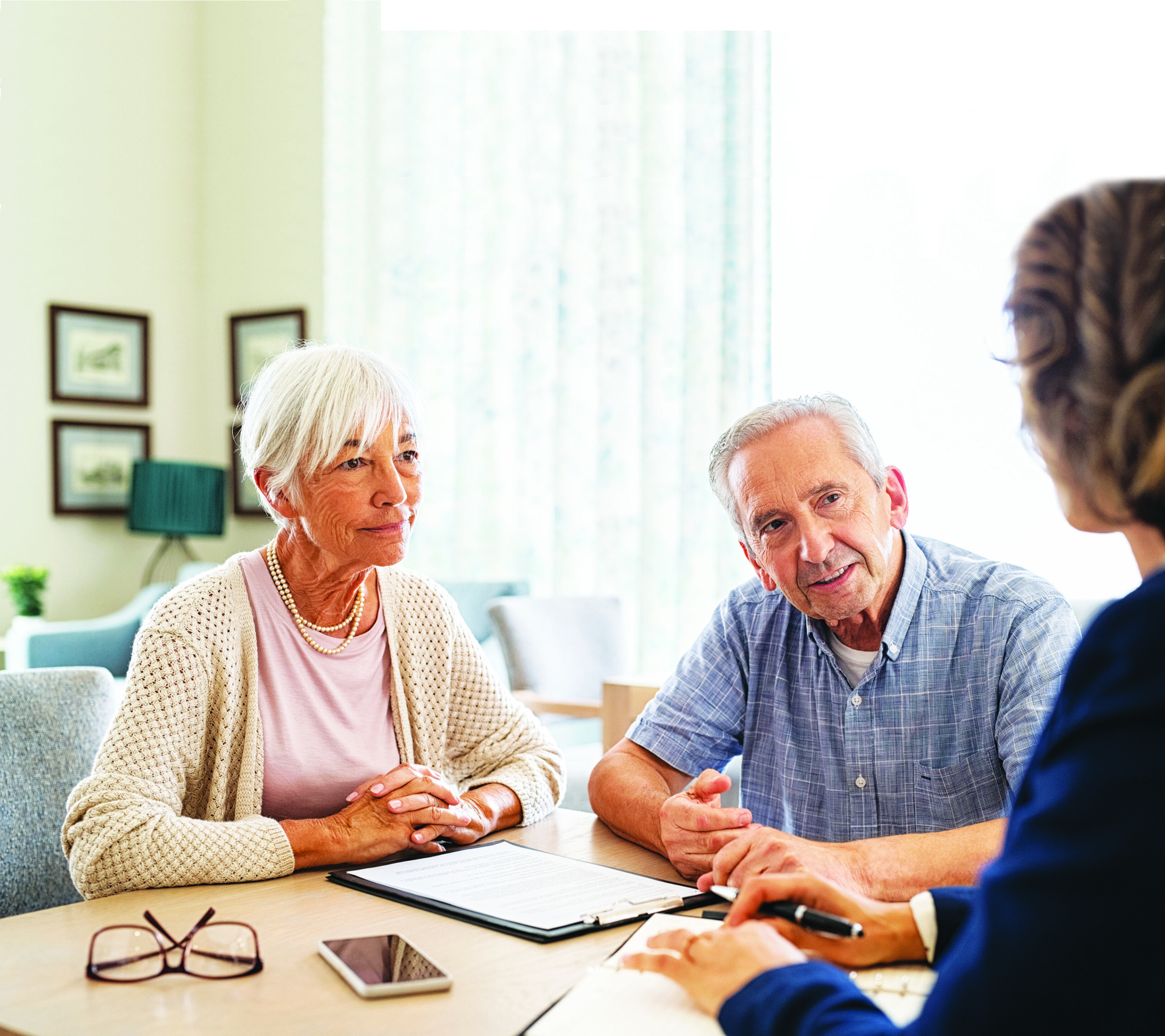 A legal document being reviewed, symbolizing estate planning and the probate process.